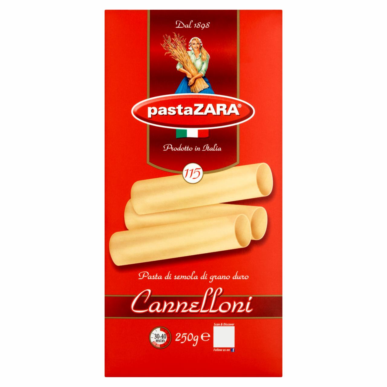 Zdjęcia - Pasta Zara Cannelloni Makaron 250 g