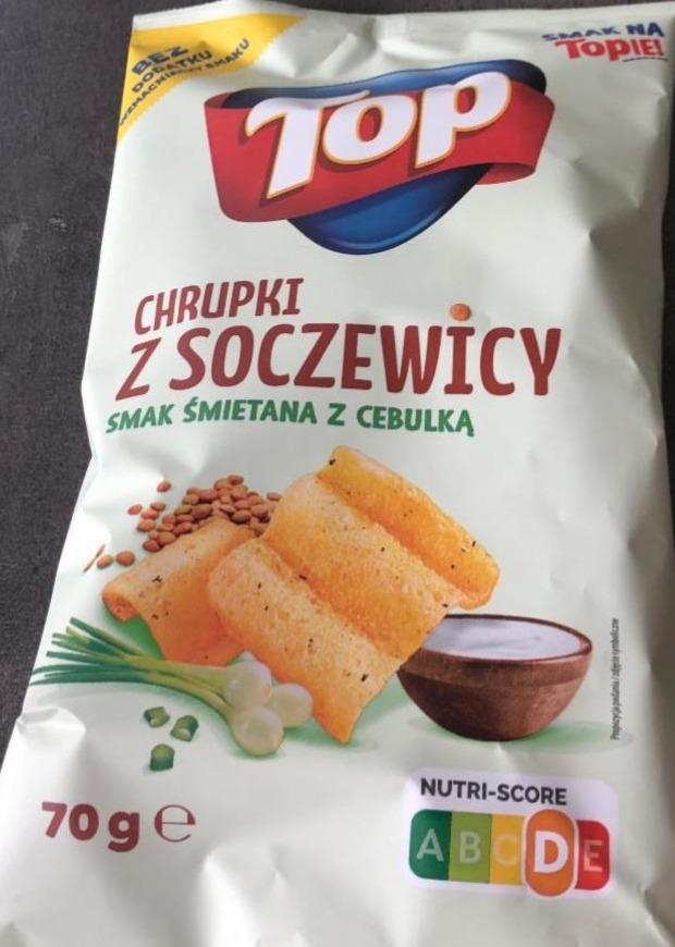 Zdjęcia - Chrupki z soczewicy smak śmietana z cebulką TOP