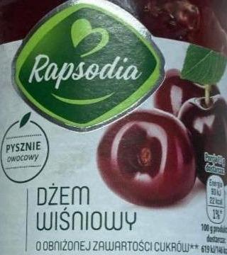 Zdjęcia - Dżem wiśniowy o obniżonej zawartości cukrów Rapsodia