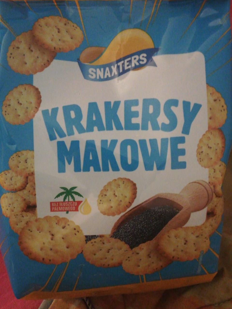 Zdjęcia - KRAKERSY MAKOWE snaxters