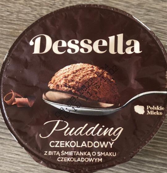 Zdjęcia - Pudding czekoladowy z bitą śmietanką o smaku czekoladowym Dessella