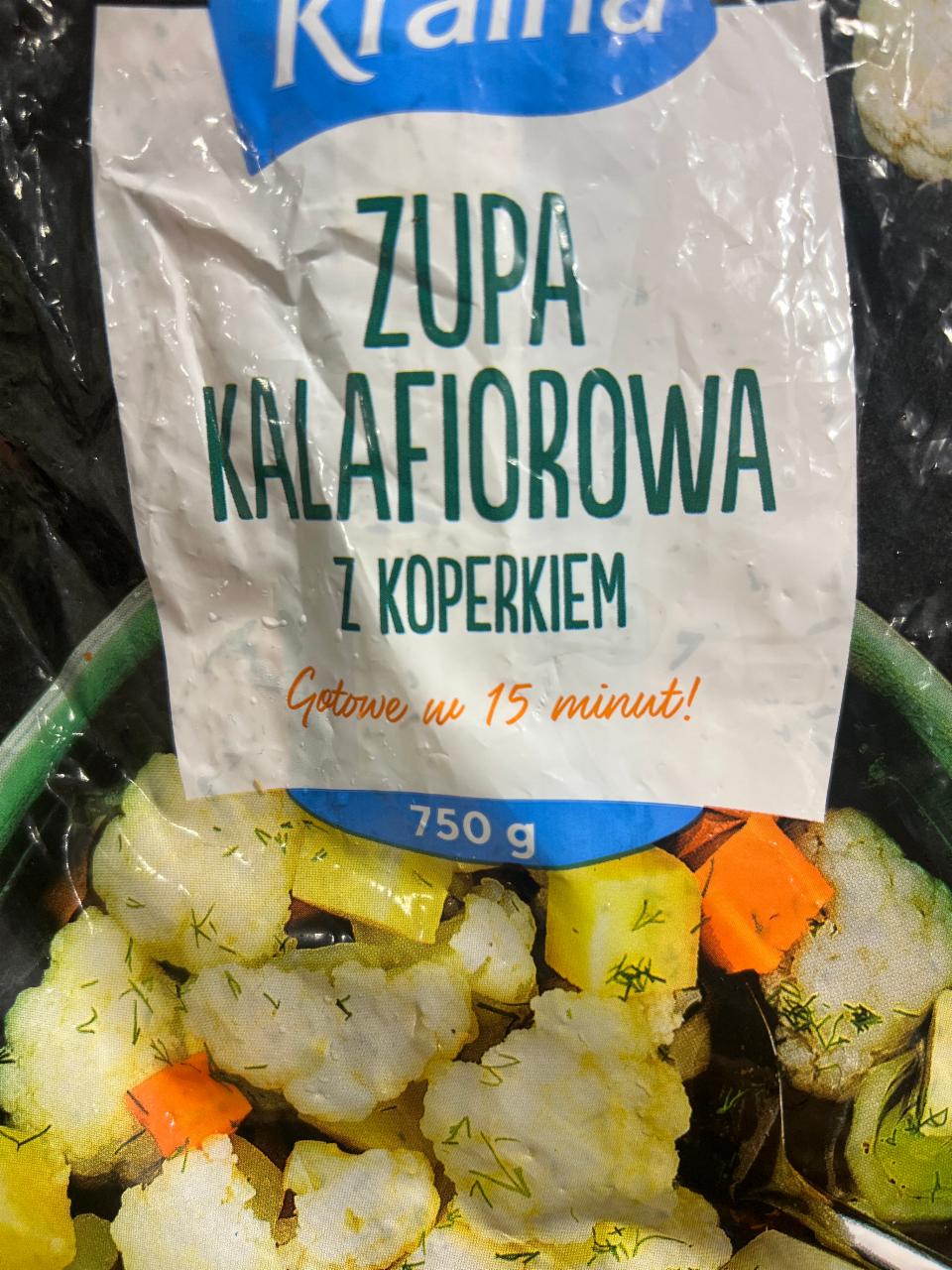 Zdjęcia - Zupa kalafiorowa z koperkiem Mroźna Kraina