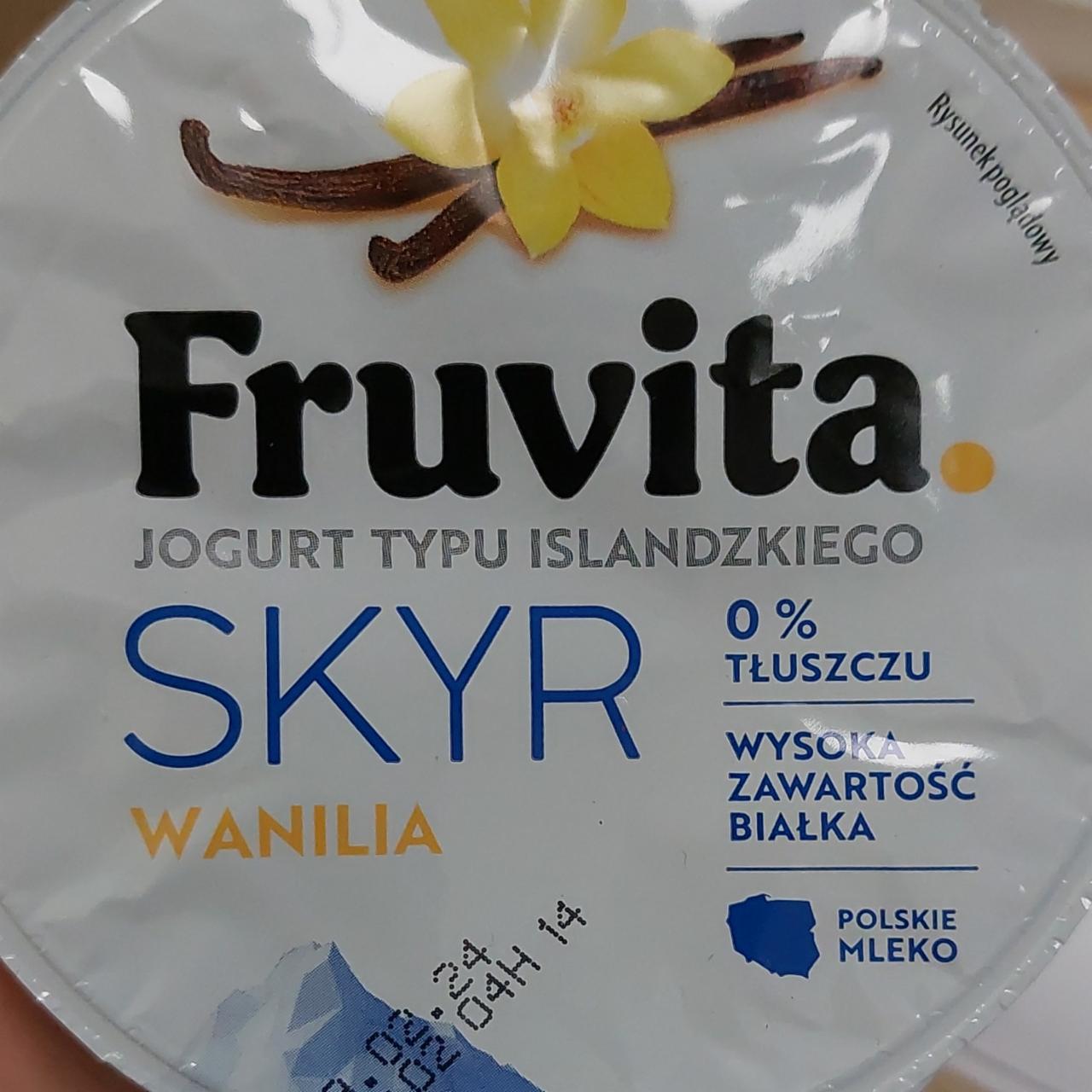 Zdjęcia - Skyr o smaku waniliowym Fruvita