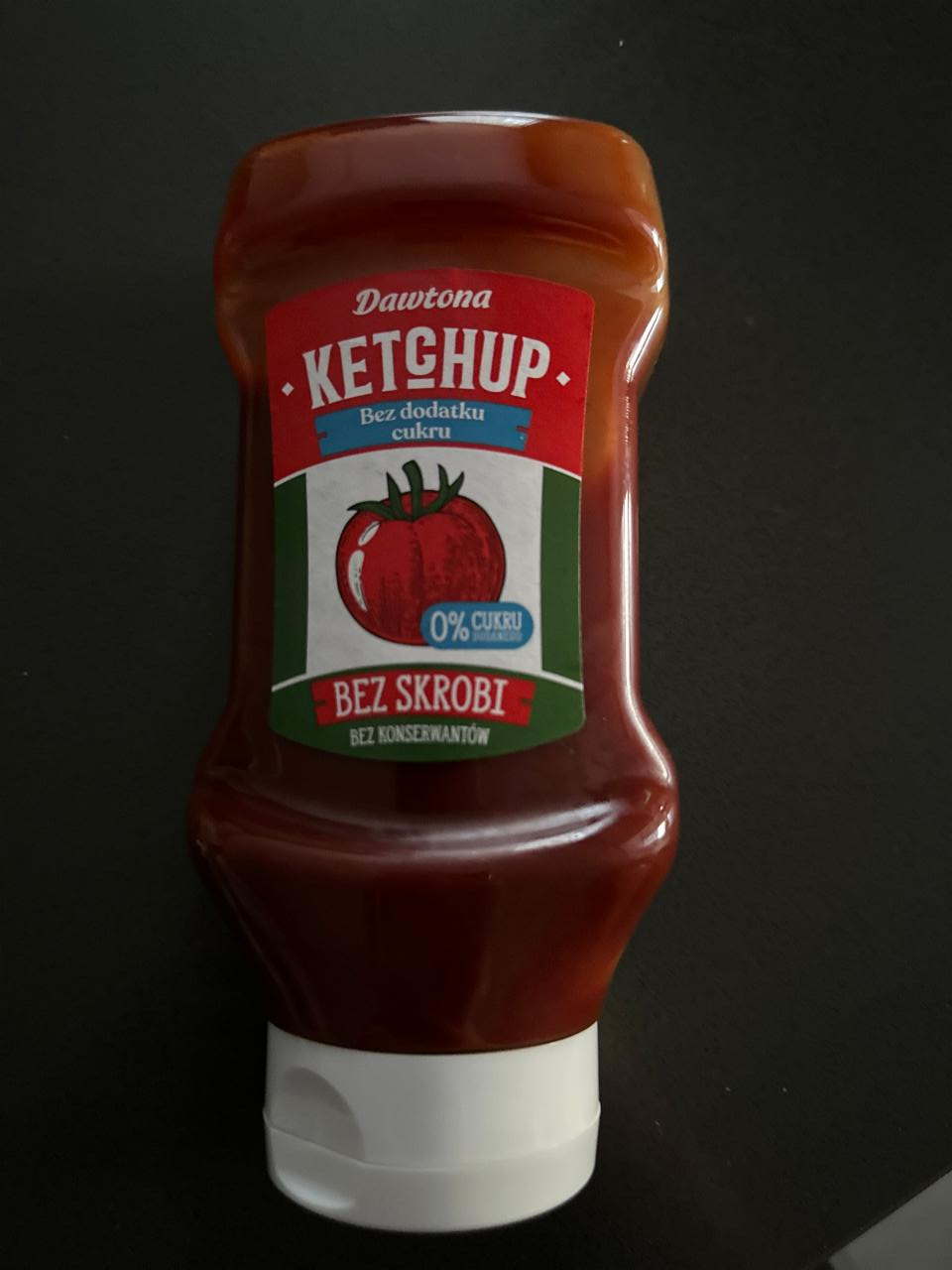 Zdjęcia - Dawtona Ketchup bez dodatku cukru 450 g