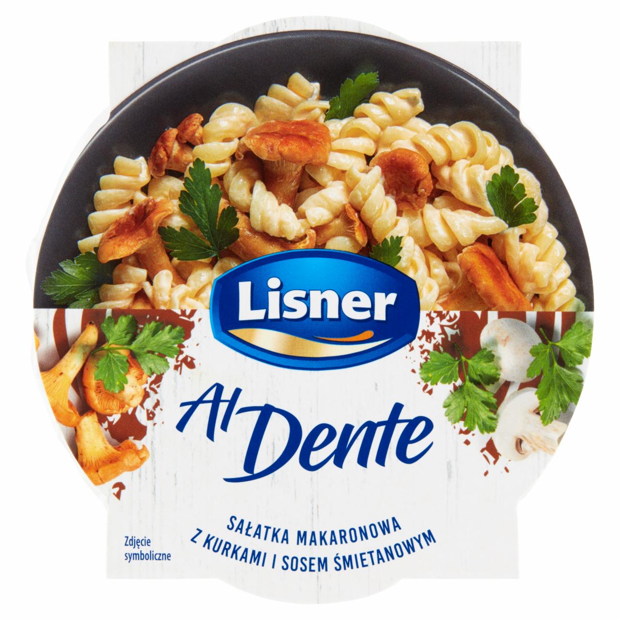 Zdjęcia - Lisner Al Dente Sałatka makaronowa z kurkami i sosem śmietanowym 150 g