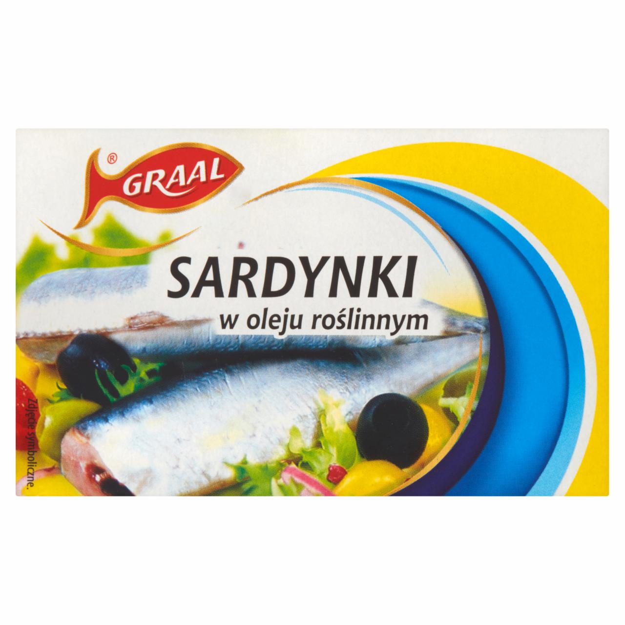 Zdjęcia - GRAAL Sardynki w oleju roślinnym 125 g