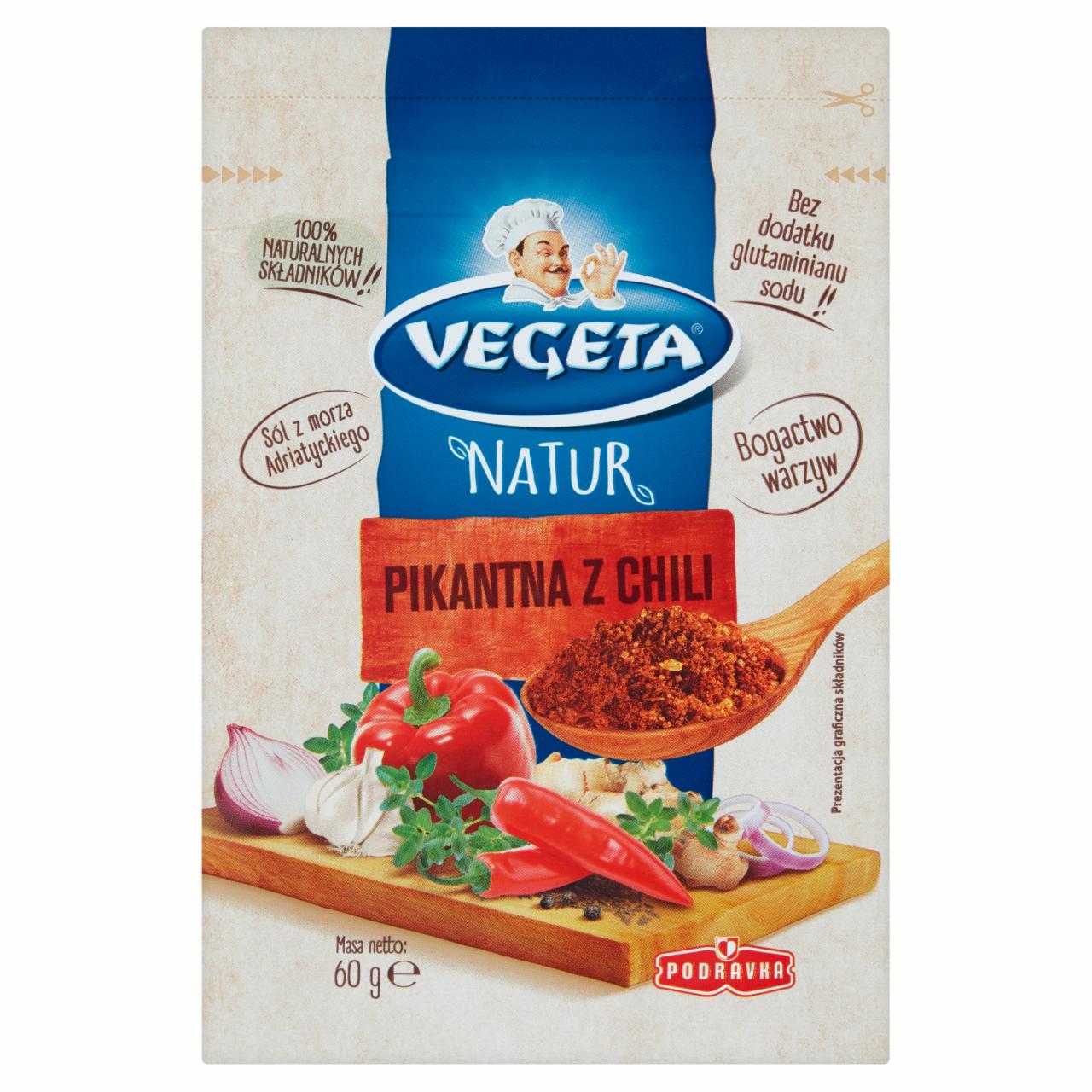 Zdjęcia - Vegeta Natur Przyprawa pikantna z chili 60 g