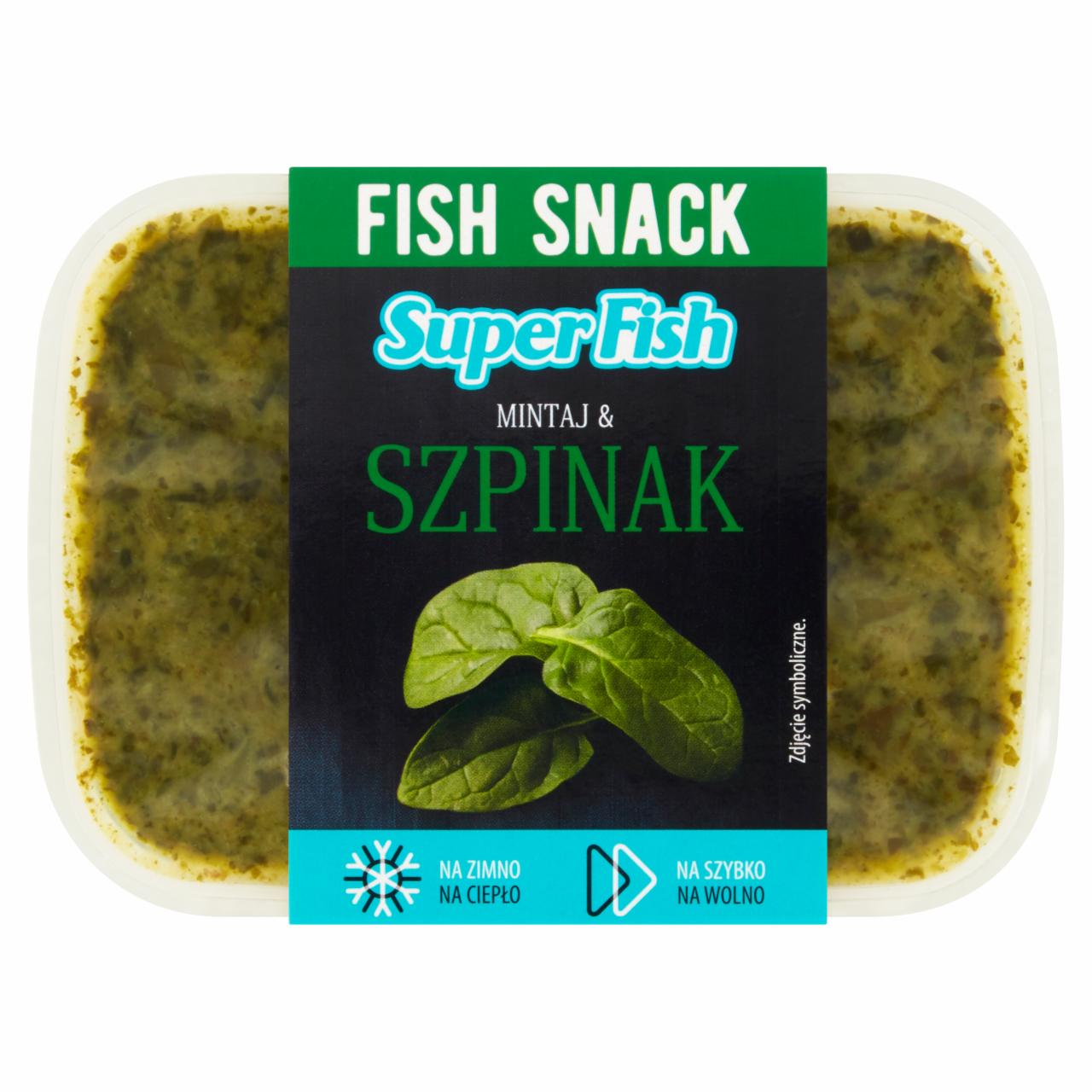 Zdjęcia - SuperFish Fish Snack Mintaj & szpinak 150 g