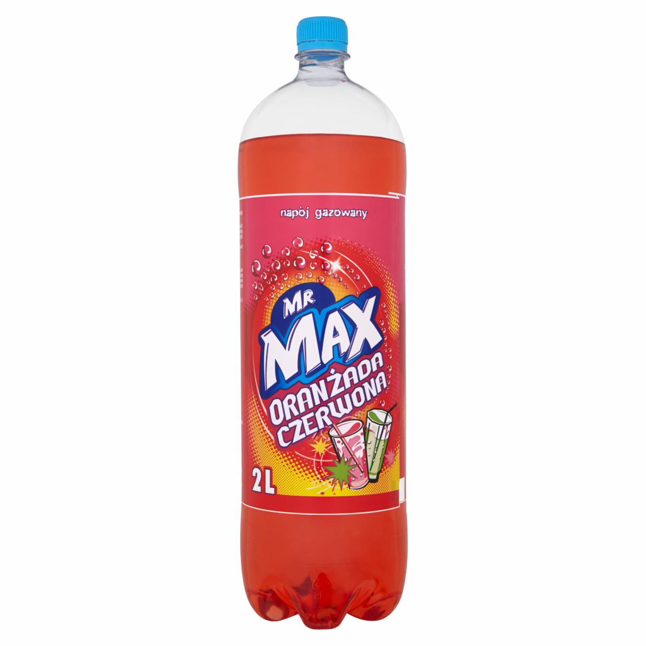 Zdjęcia - Mr Max Napój gazowany oranżada czerwona 2 l