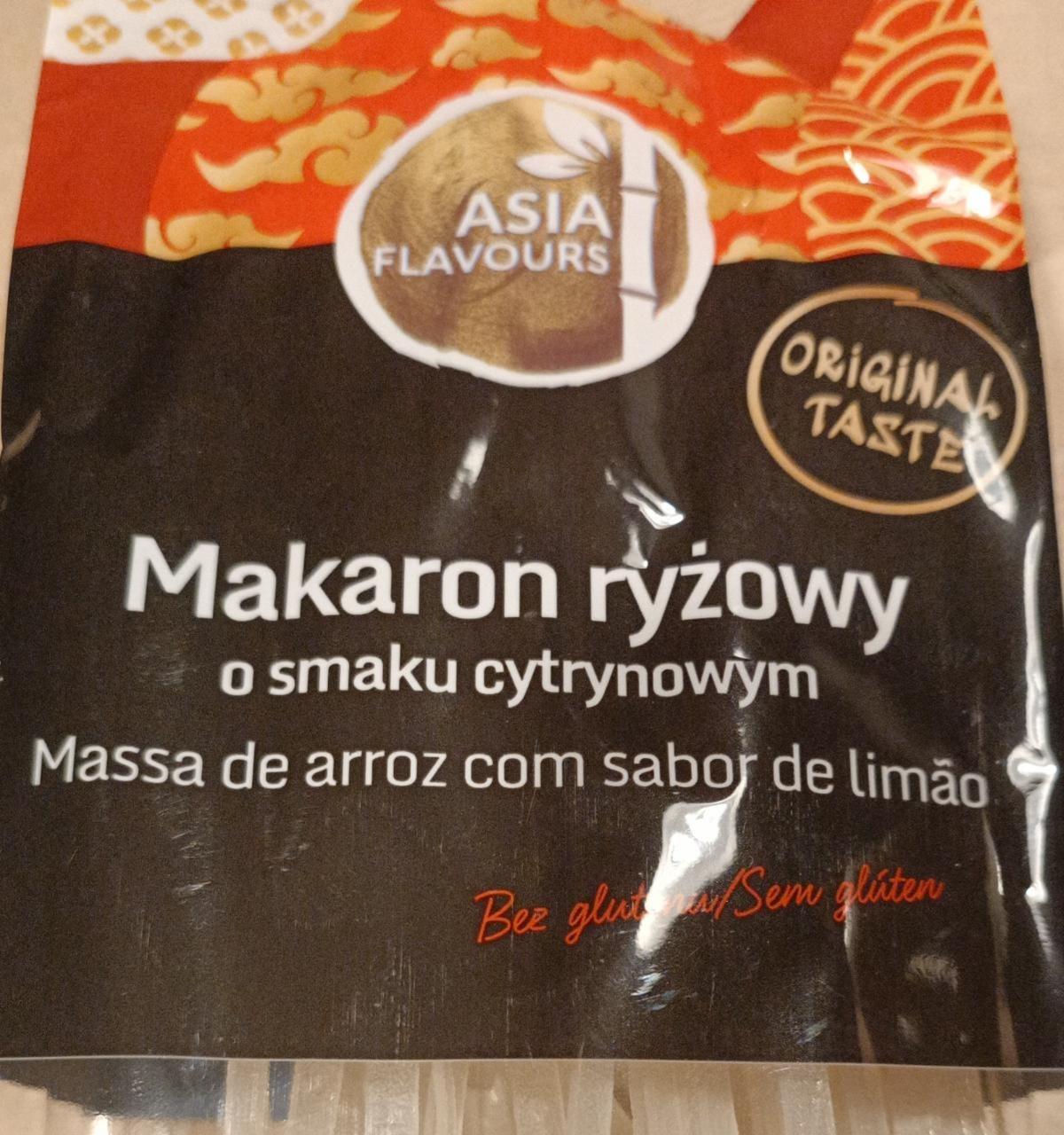 Zdjęcia - makaron ryżowy o smaku cytrynowym Asia Flavours