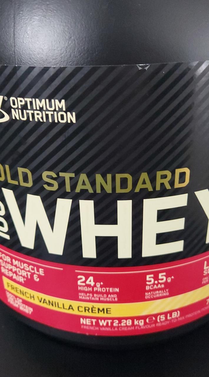 Zdjęcia - Gold Standard whey vanilla optimum nutrition