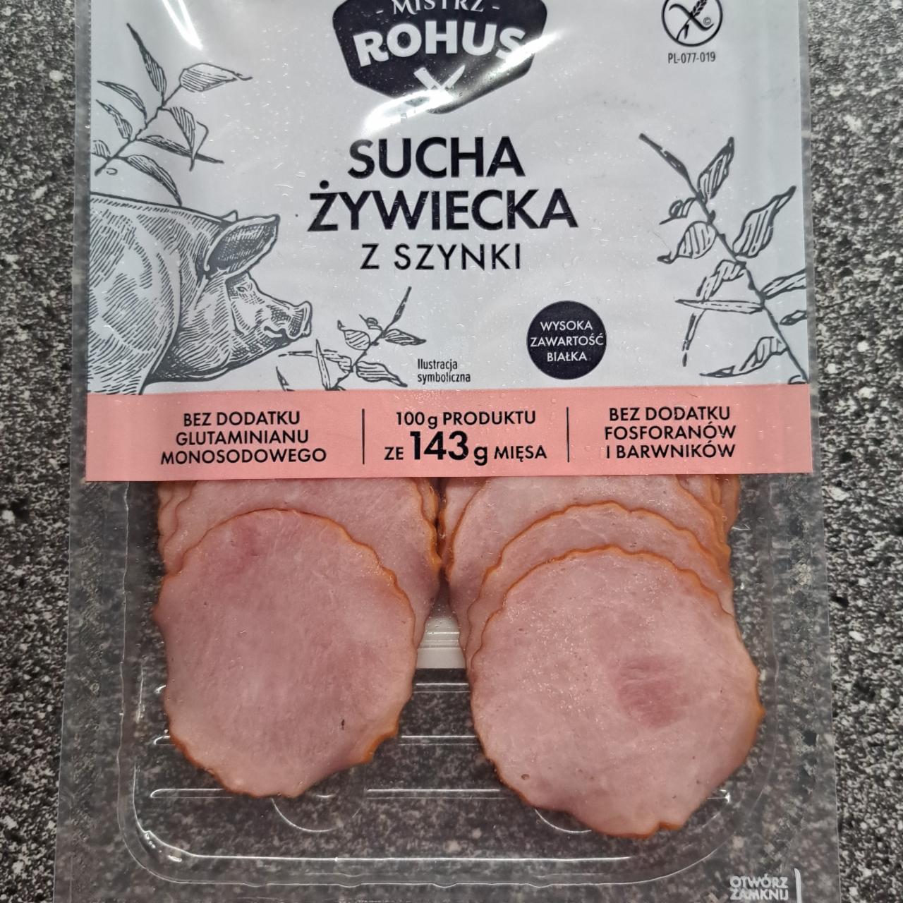 Zdjęcia - Sucha Żywiecka z szynki Mistrz Rohus