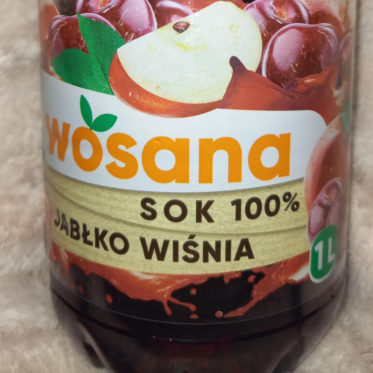 Zdjęcia - Sok 100% jabłko wiśnia Wosana