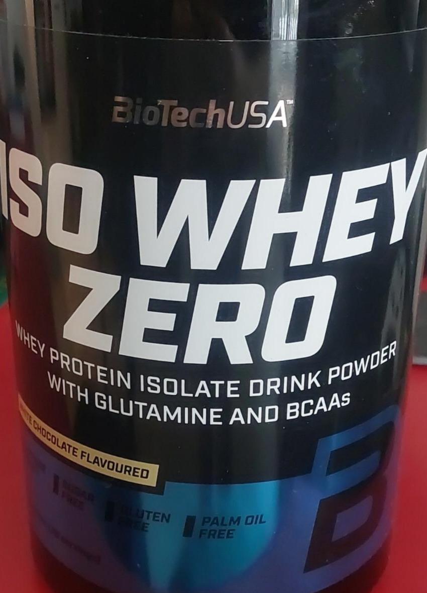 Zdjęcia - Iso whey zero white chocolate flavour BioTechUSA