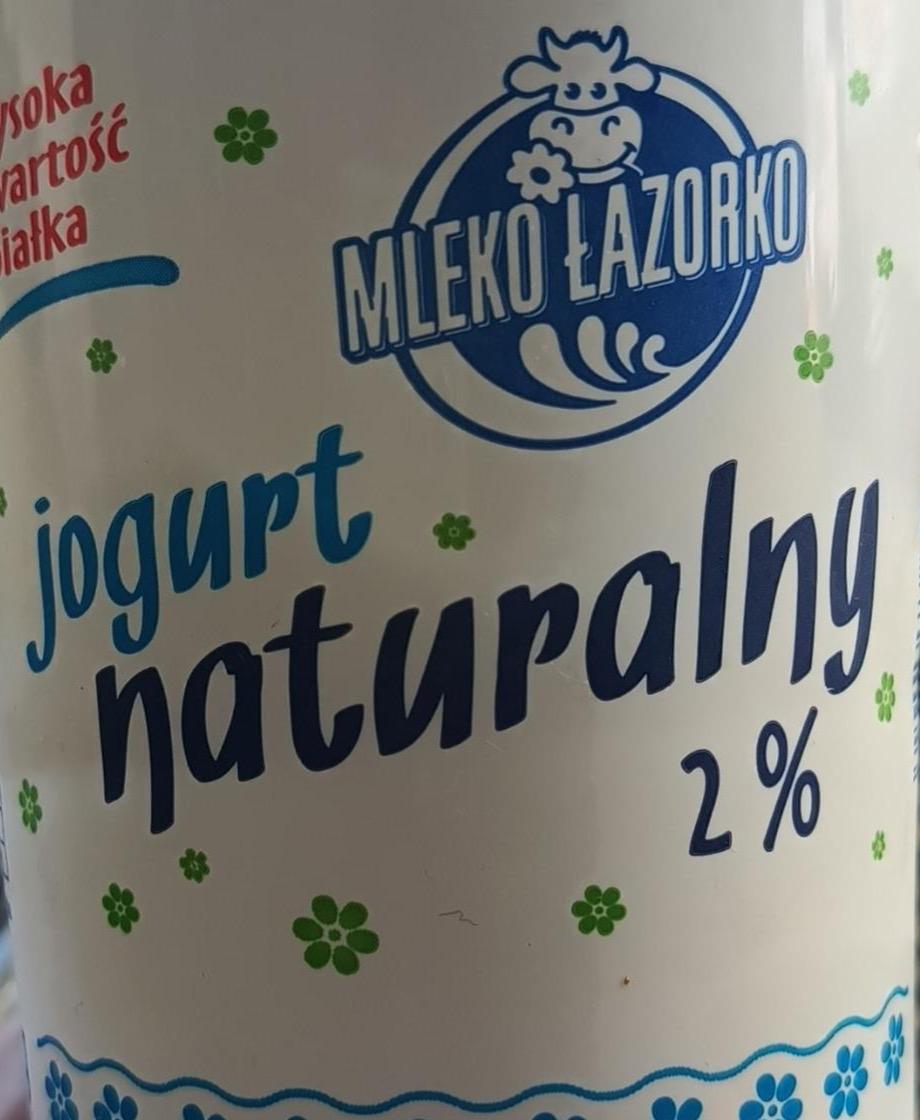 Zdjęcia - Jogurt naturalny 2% Mleko Łazorko