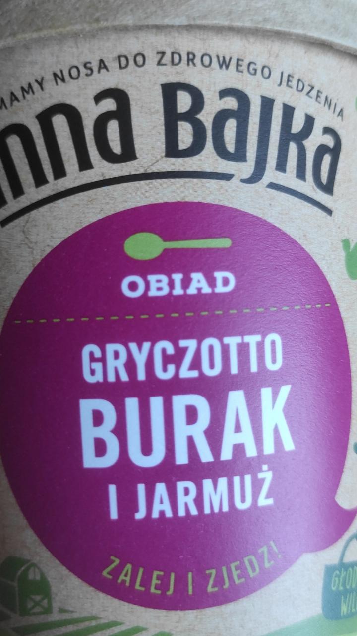 Zdjęcia - Inna Bajka Obiad Gryczotto burak i jarmuż 70 g