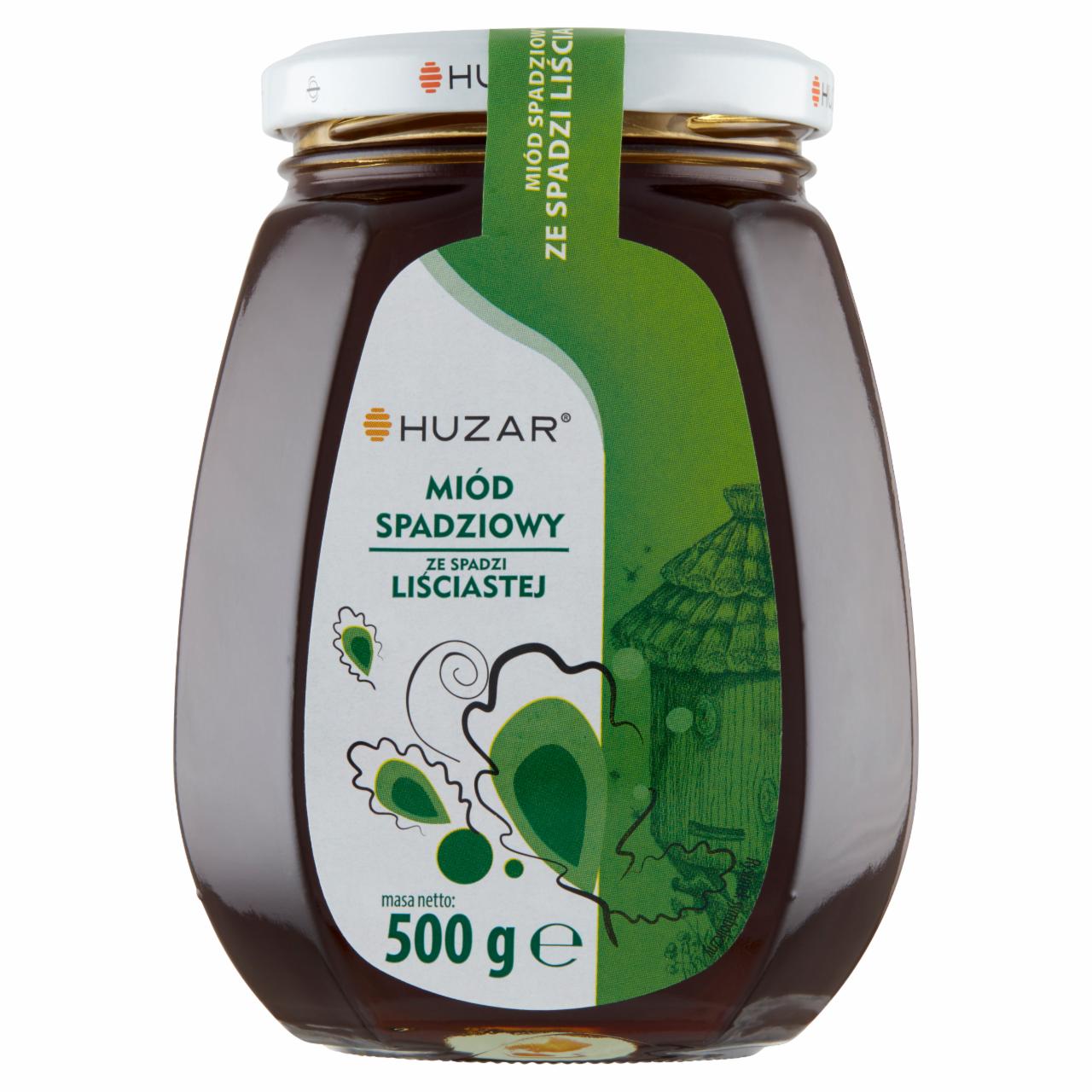 Zdjęcia - Huzar Miód spadziowy ze spadzi liściastej 500 g