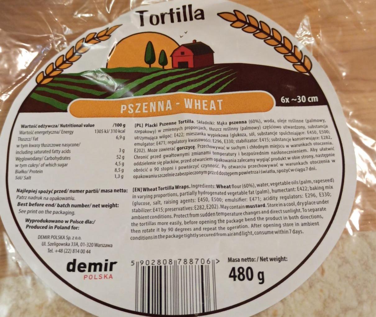 Zdjęcia - Tortilla Pszenna-Wheat Demir Polska