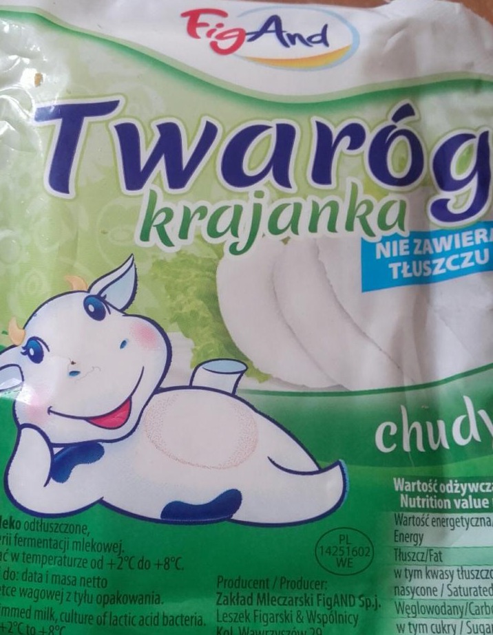 Zdjęcia - Twaróg chudy krajanka FigAnd