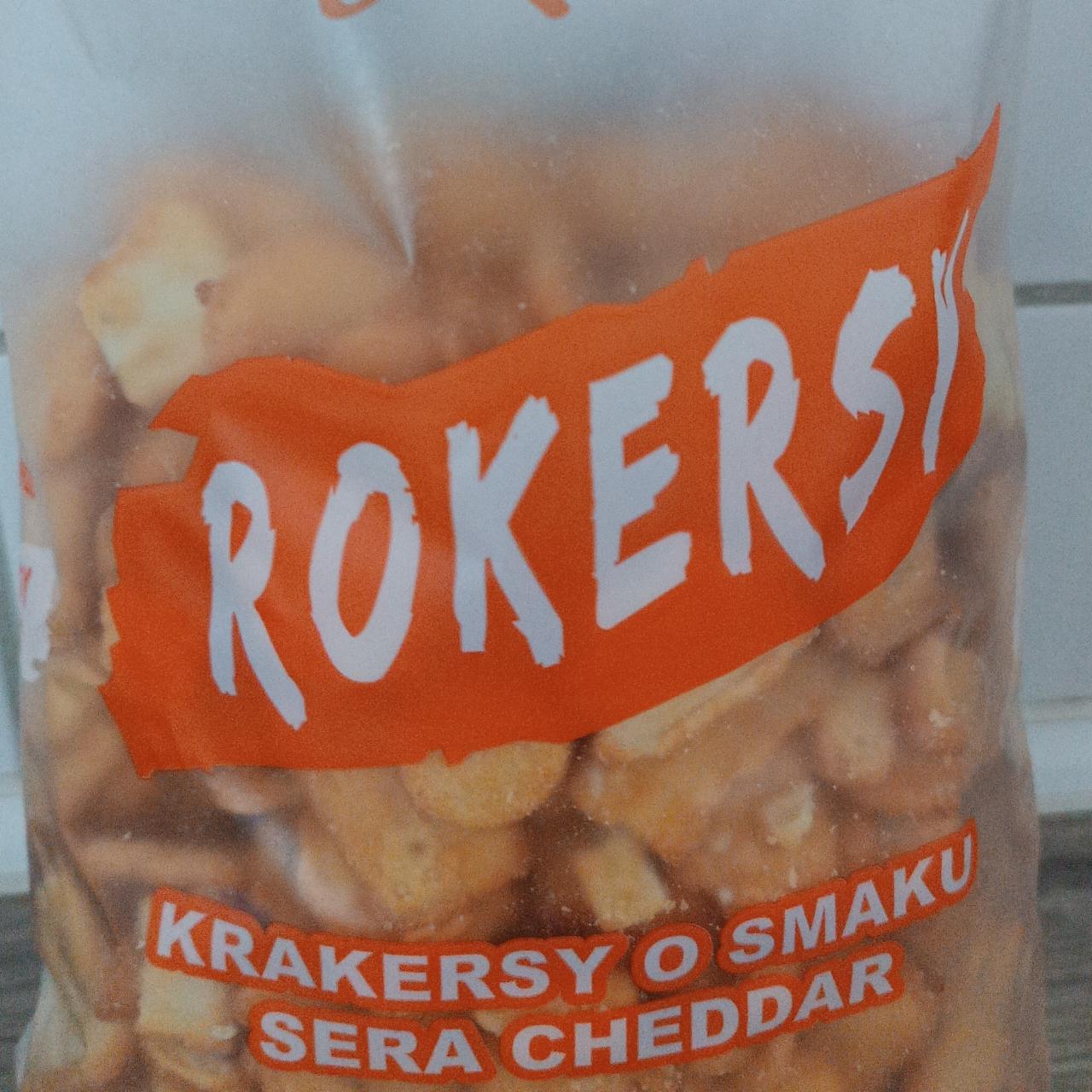 Zdjęcia - Rokersy Krakersy o smaku sera cheddar Grona