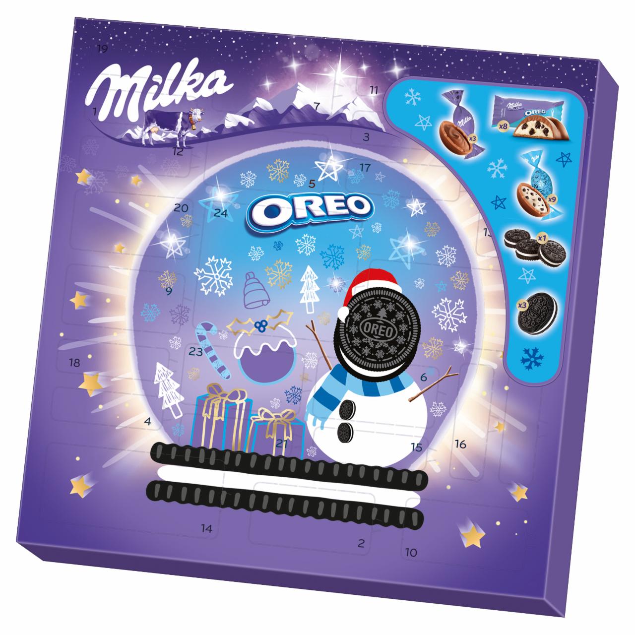 Zdjęcia - Milka Kalendarz adwentowy Oreo 286 g