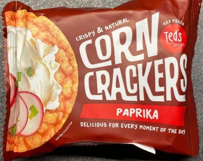 Zdjęcia - Ted's Corn crackers paprika