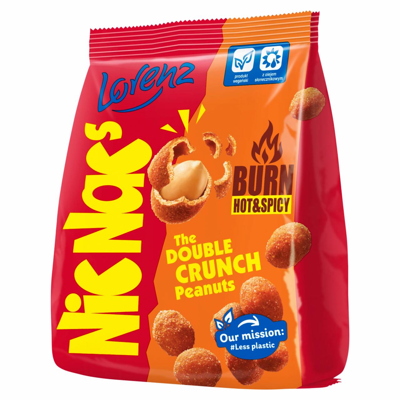 Zdjęcia - NicNacʹs Burn Hot & Spicy Orzeszki ziemne w chrupiącej panierce 110 g