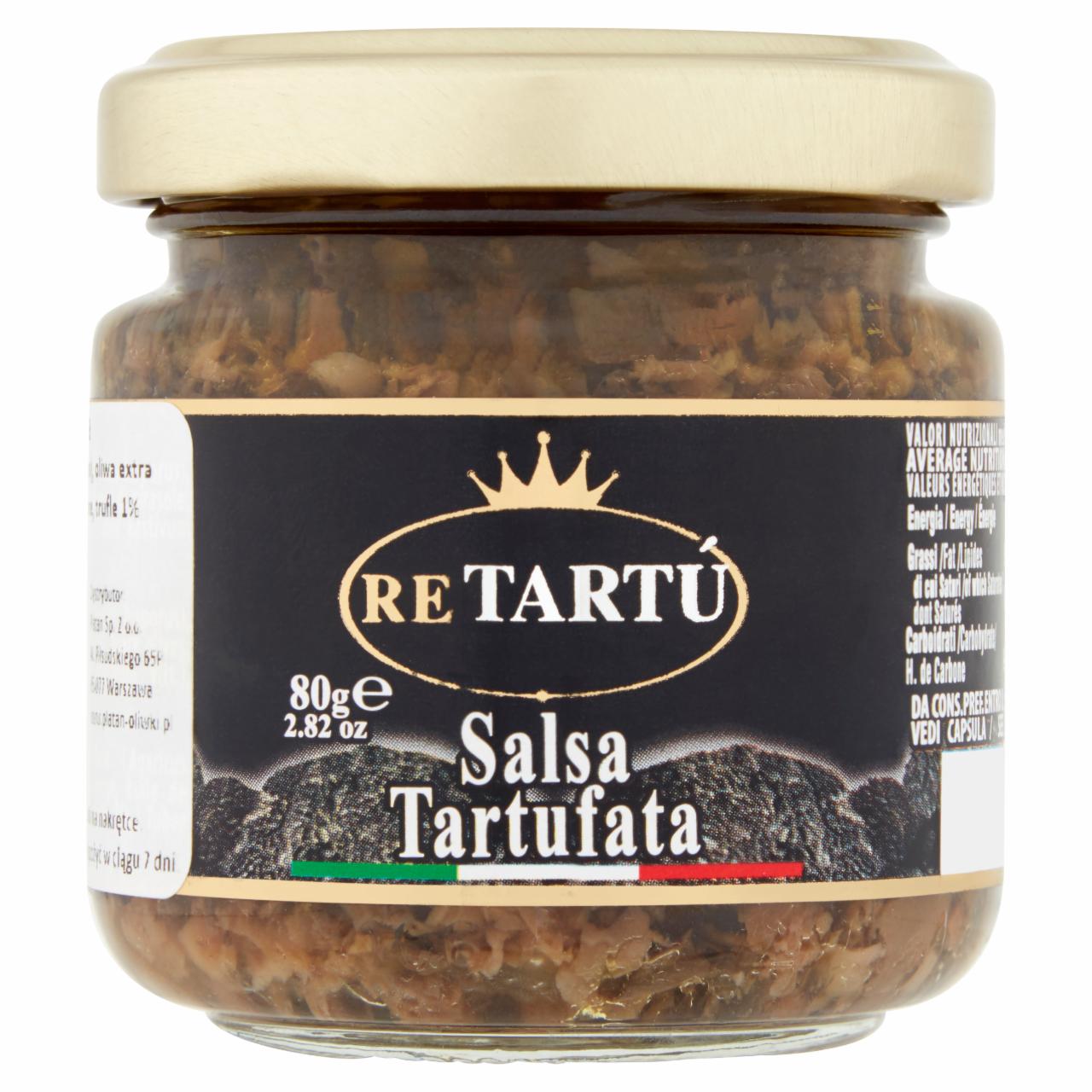 Zdjęcia - Re Tartú Pasta truflowa 80 g