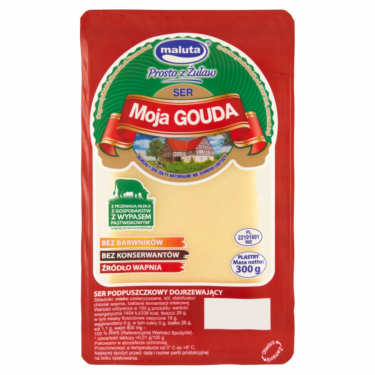 Zdjęcia - Maluta Ser moja gouda plastry 300 g