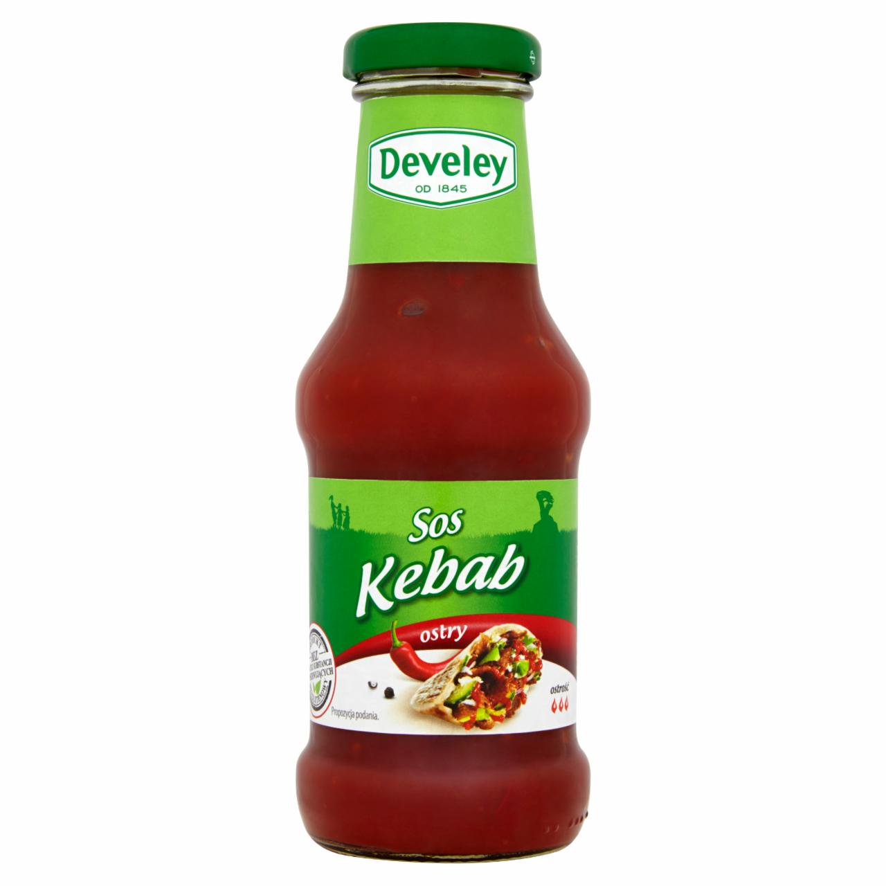 Zdjęcia - Develey Sos Kebab ostry 250 ml