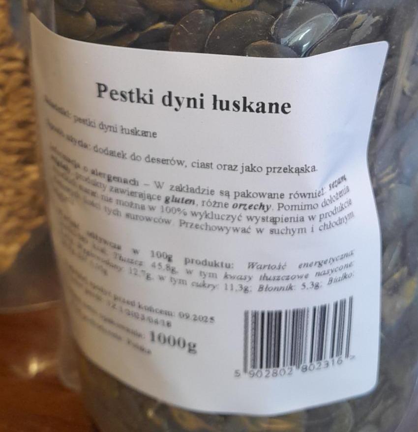 Zdjęcia - Pestki dyni łuskane Trzy Ziarna