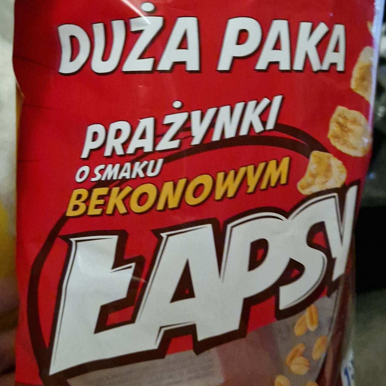 Zdjęcia - Prażynki o smaku bekonowym Łapsy