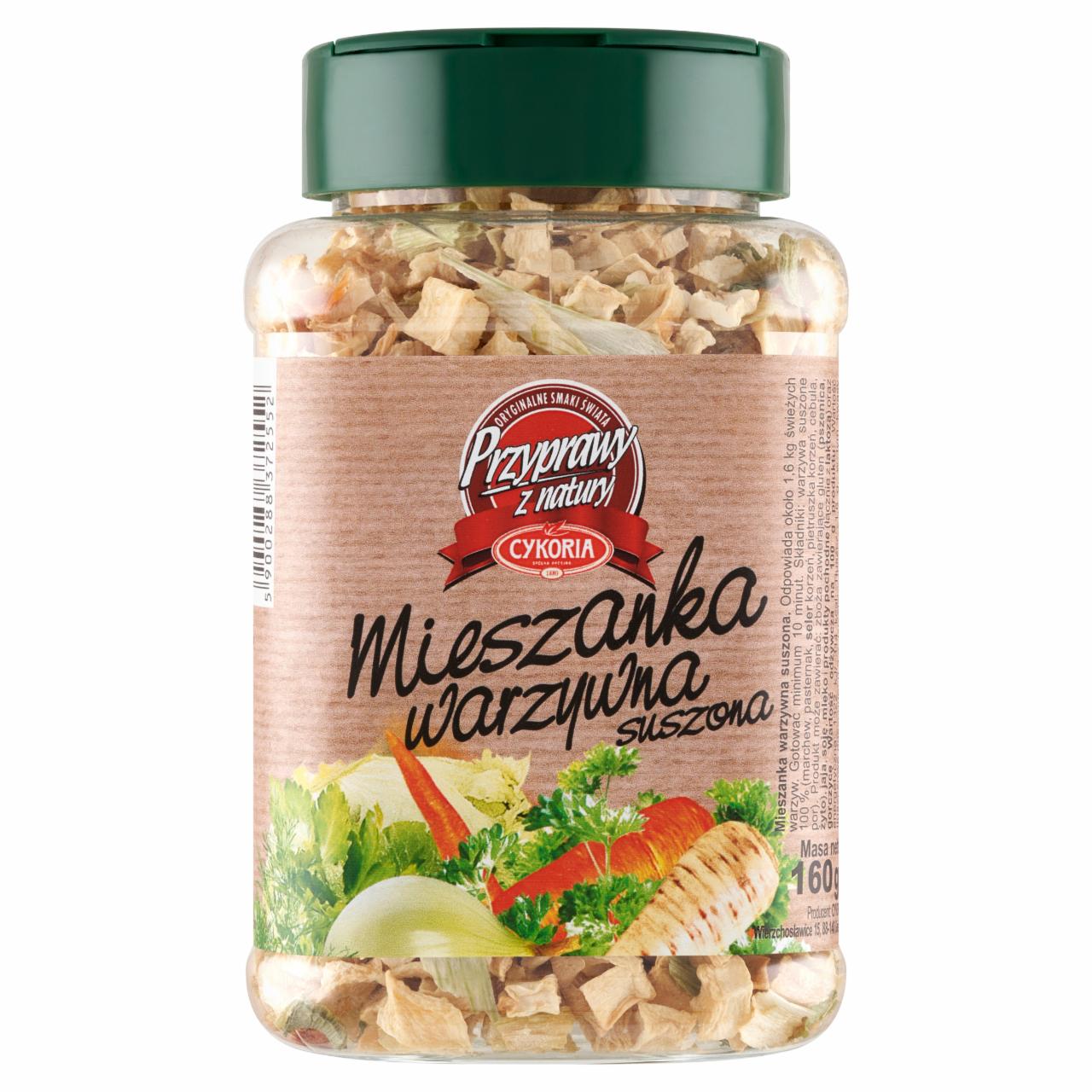 Zdjęcia - Cykoria Przyprawy z natury Mieszanka warzywna suszona 160 g