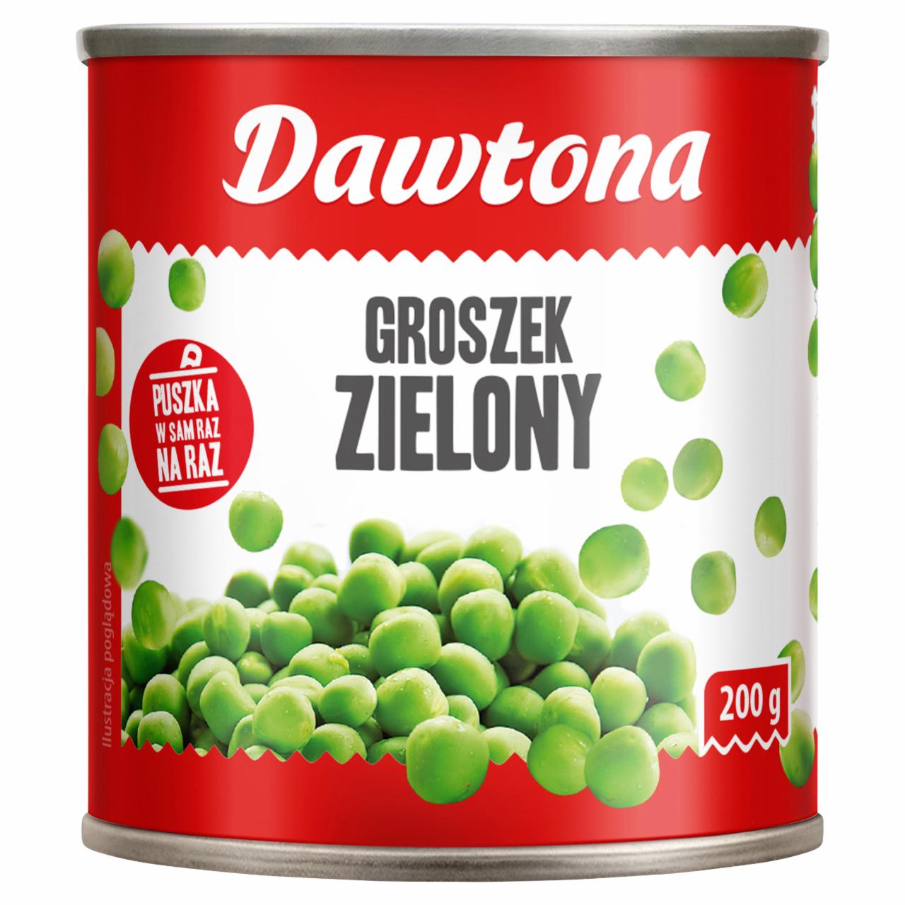 Zdjęcia - Dawtona Groszek zielony 200 g