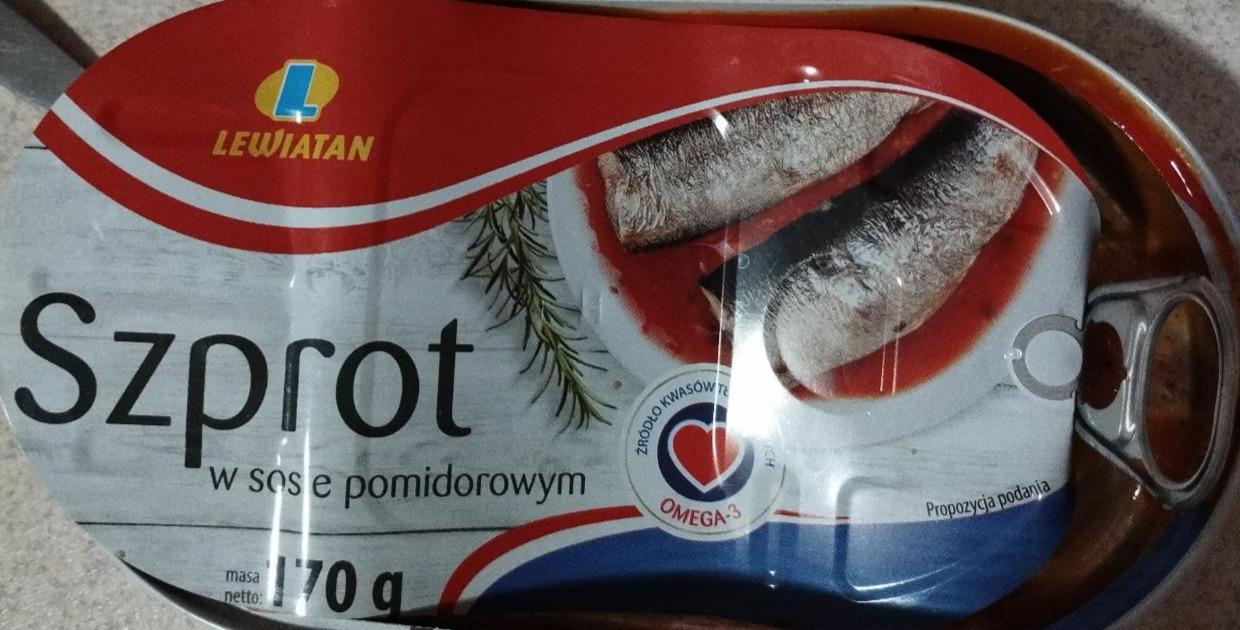 Zdjęcia - Szprot w sosie pomidorowym Lewiatan