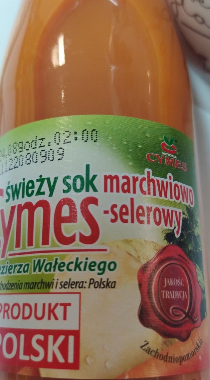 Zdjęcia - Świeży sok marchwiowo selerowy Cymes