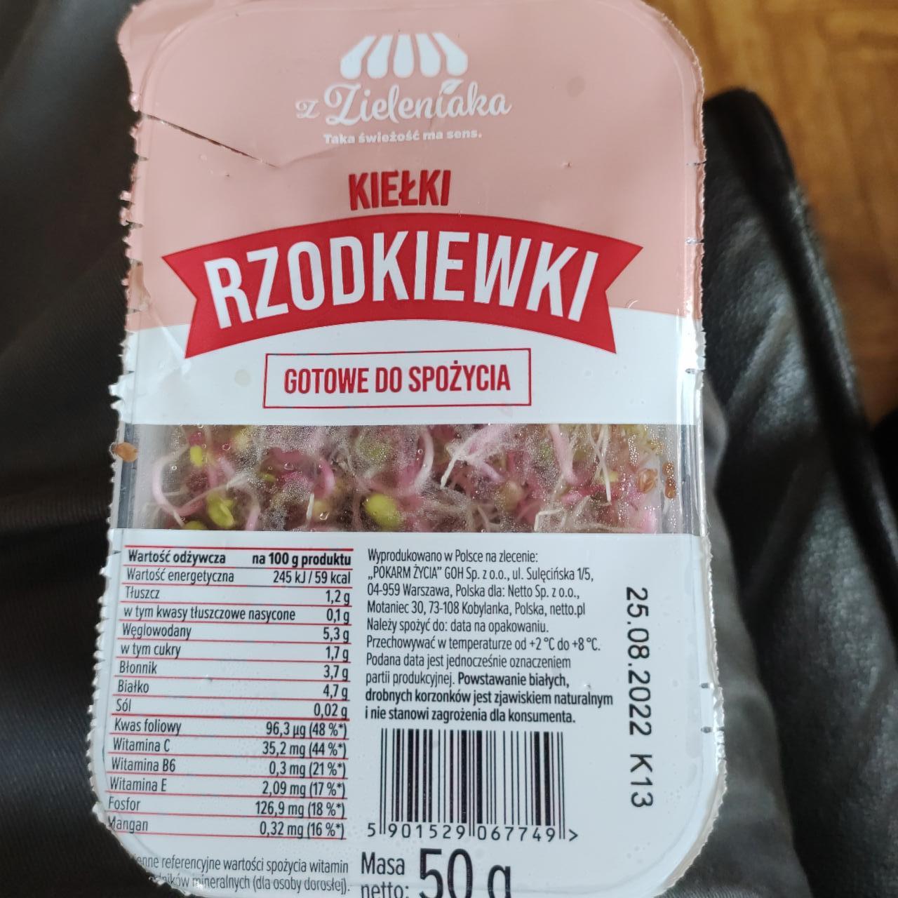 Zdjęcia - kiełki rzodkiewki z Zieleniaka