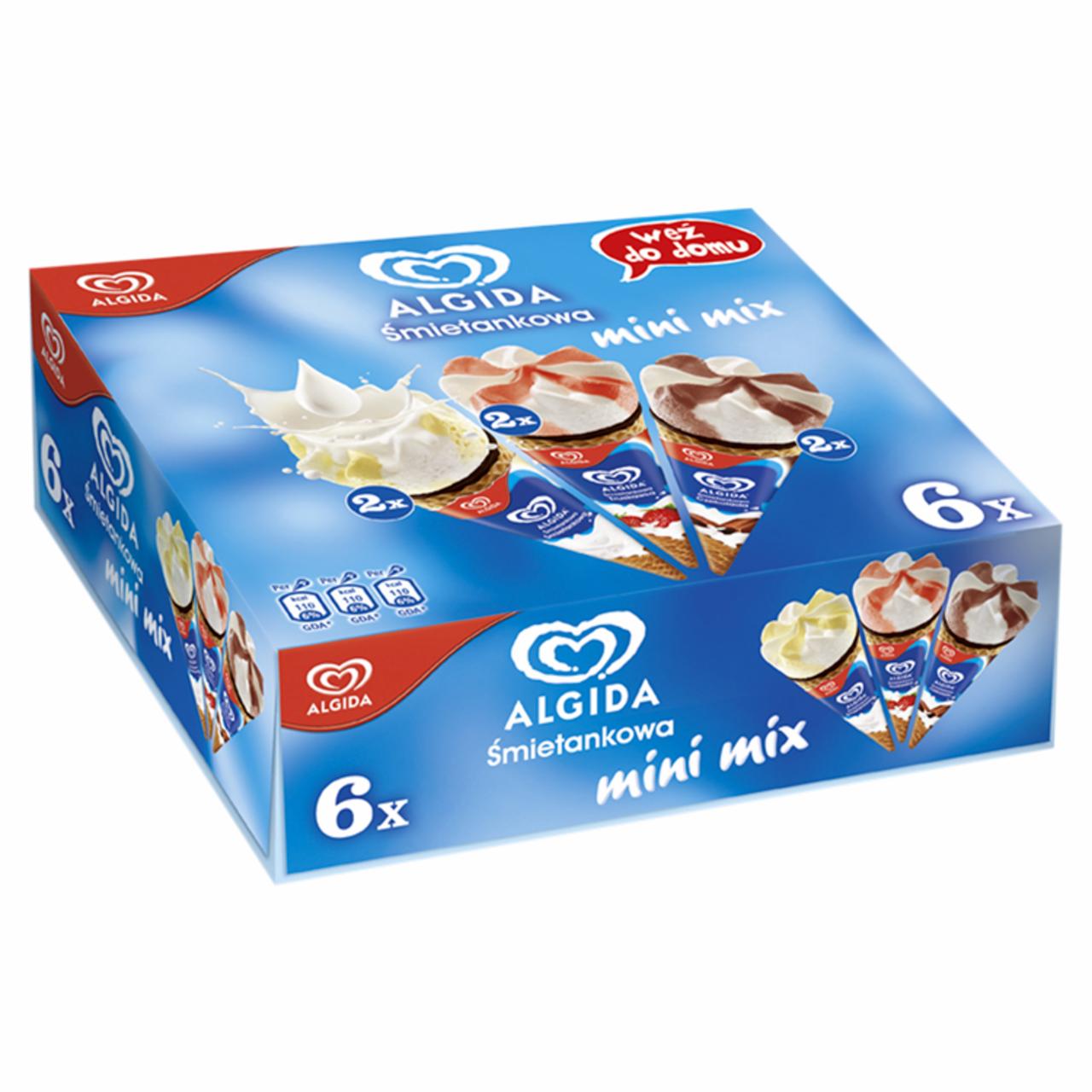 Zdjęcia - Algida Śmietankowa Mini Mix Lody 480 ml (6 sztuk)