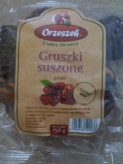 Zdjęcia - Gruszki suszone polskie Orzeszek