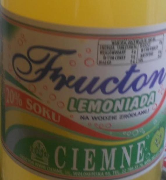 Zdjęcia - Fructon lemoniada