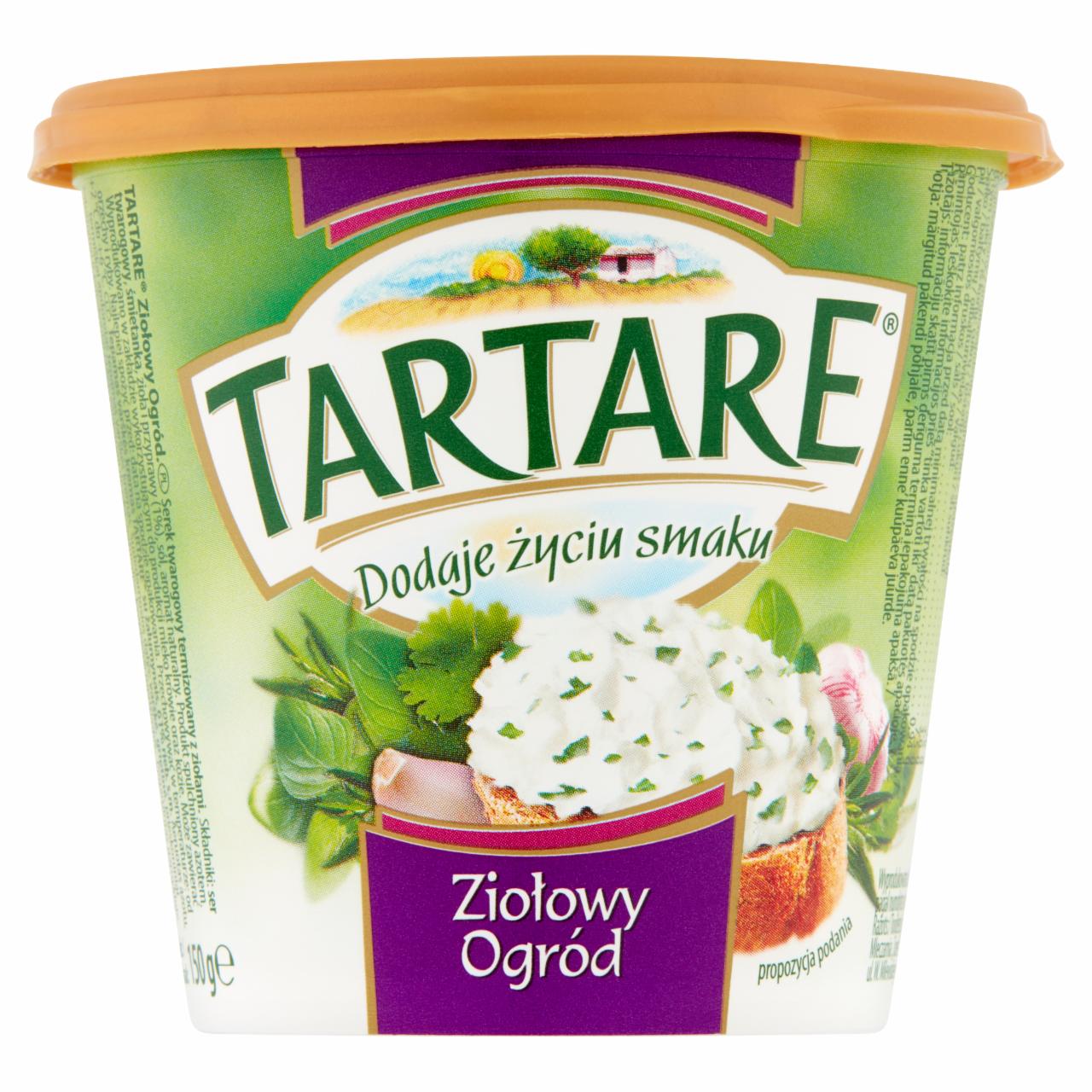 Zdjęcia - Tartare Ziołowy Ogród Serek twarogowy z ziołami 150 g