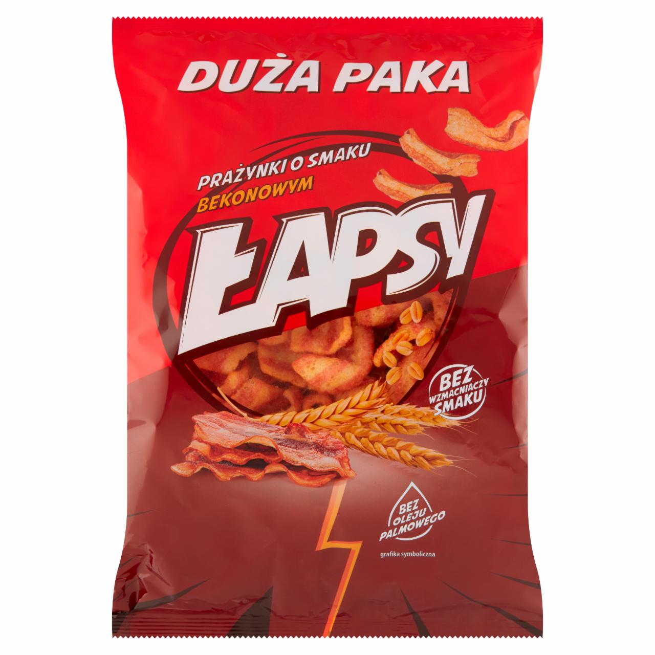 Zdjęcia - Łapsy Prażynki o smaku bekonowym 130 g