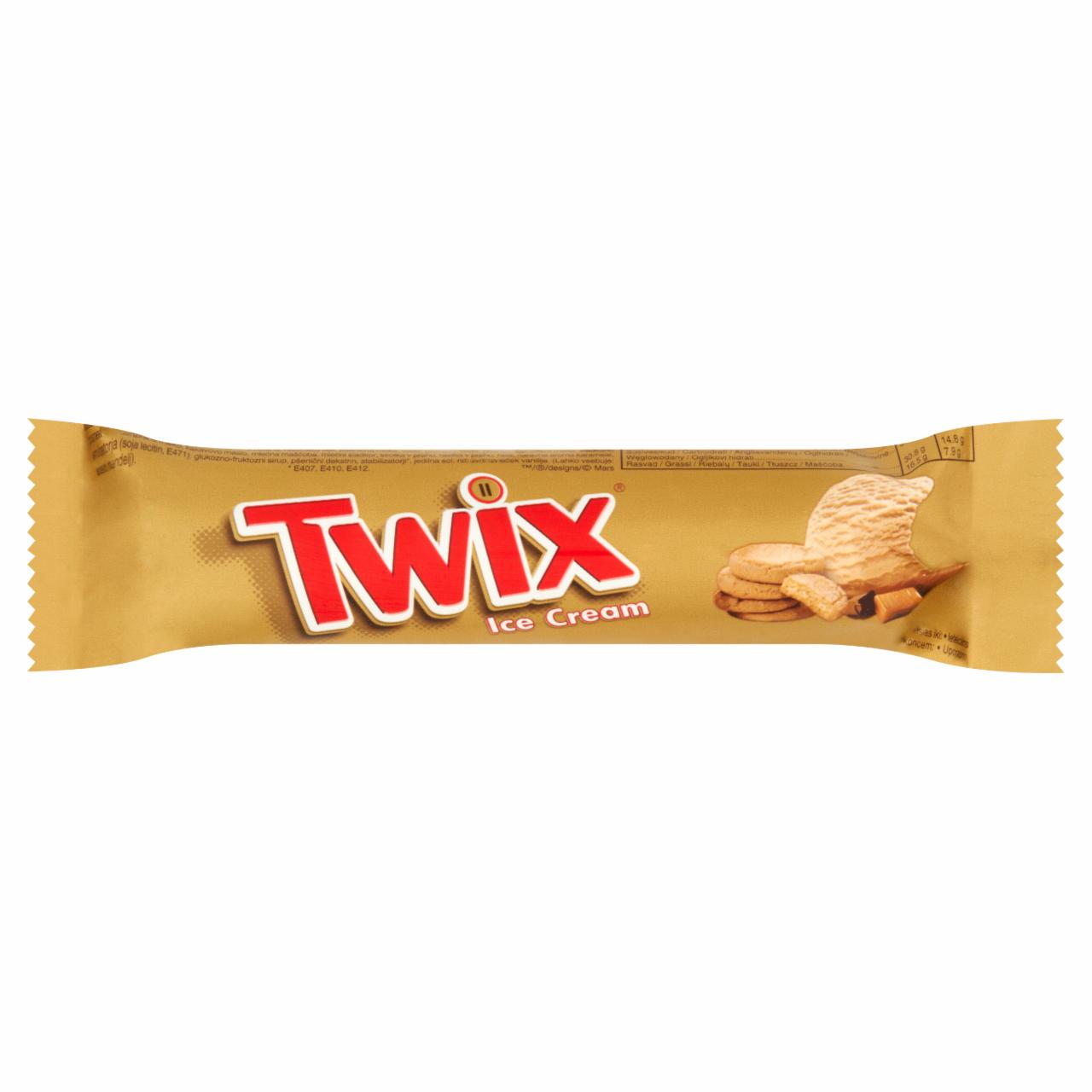 Zdjęcia - Twix Lody karmel i ciasteczko w polewie kakaowej 48,1 ml