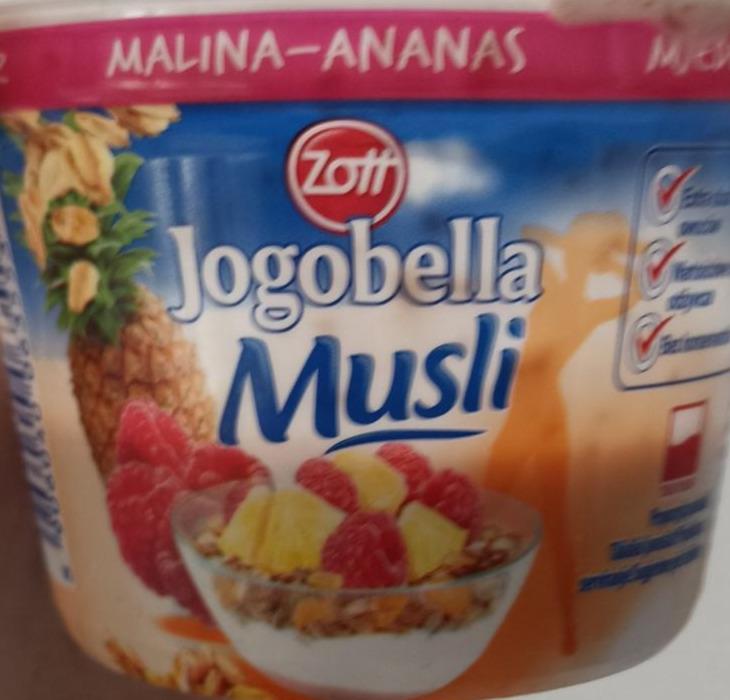 Zdjęcia - Jogobella musli malina ananas Zott