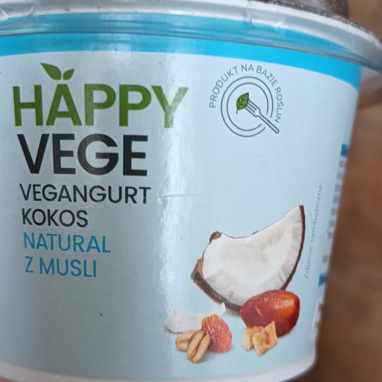 Zdjęcia - Jogurt naturalny z kokosem i wapniem Happy Vege