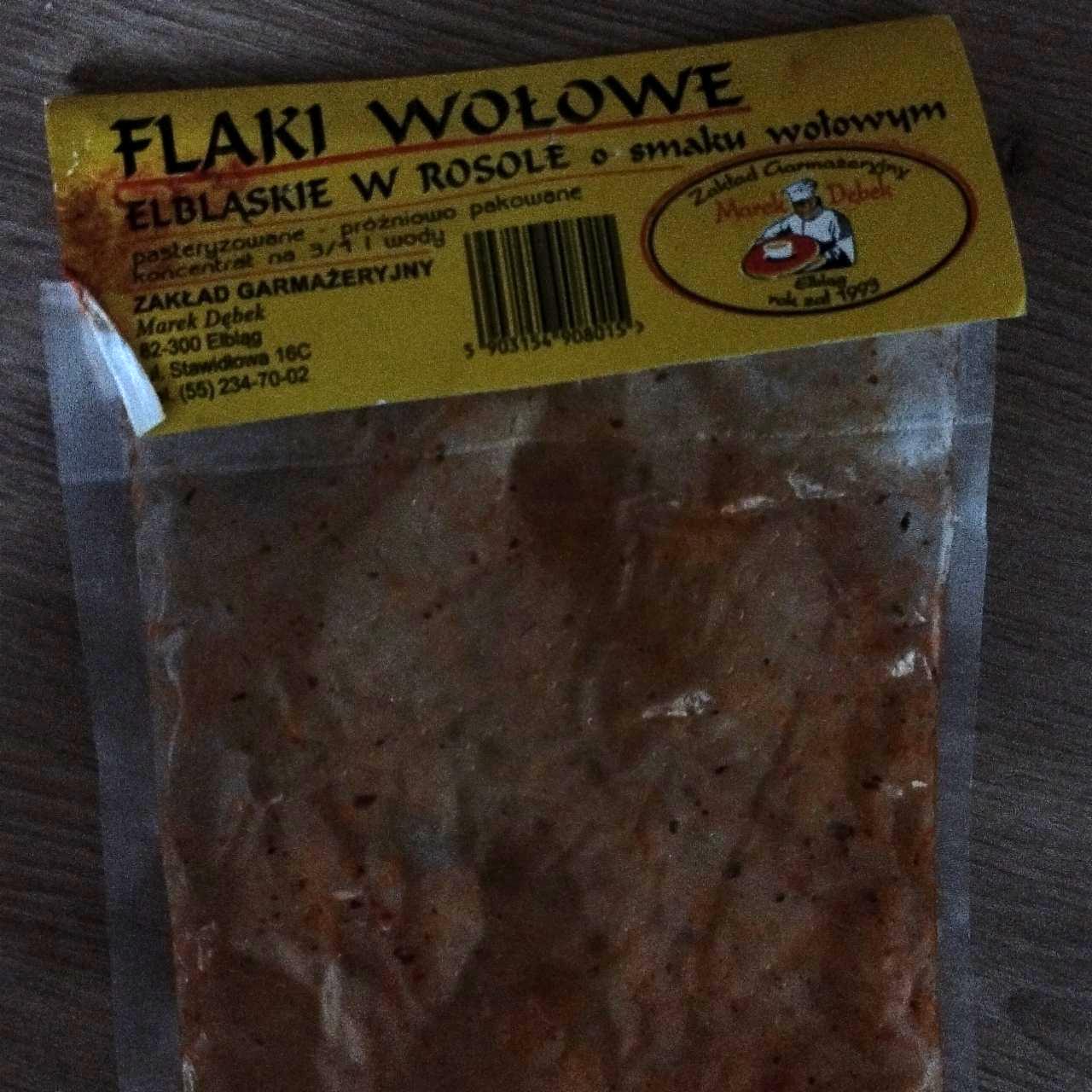 Zdjęcia - Flaki wołowe elbląskie w rosole o smaku wołowym Zakład Garmażeryjny Marek Dębek