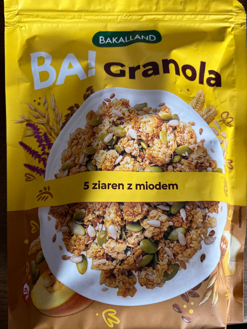 Zdjęcia - Bakalland Ba! Granola 5 ziaren z miodem 300 g