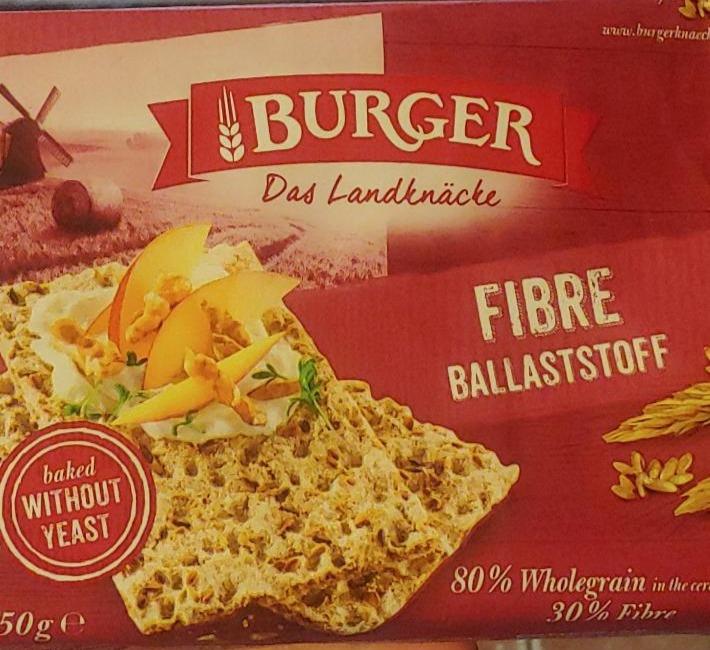 Zdjęcia - Das landknäcke fibre ballaststoff Burger