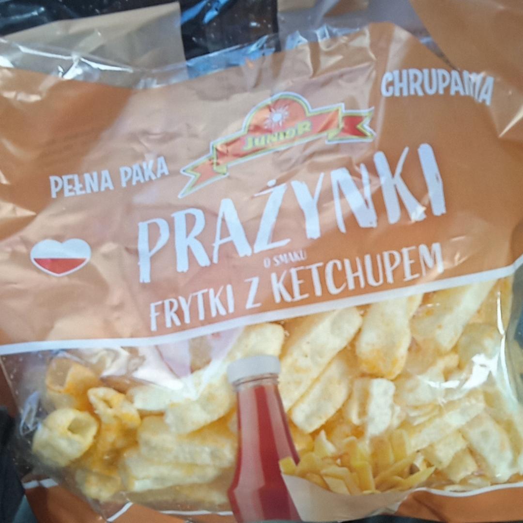 Zdjęcia - Prażynki o smaku frytki z ketchupem Junior