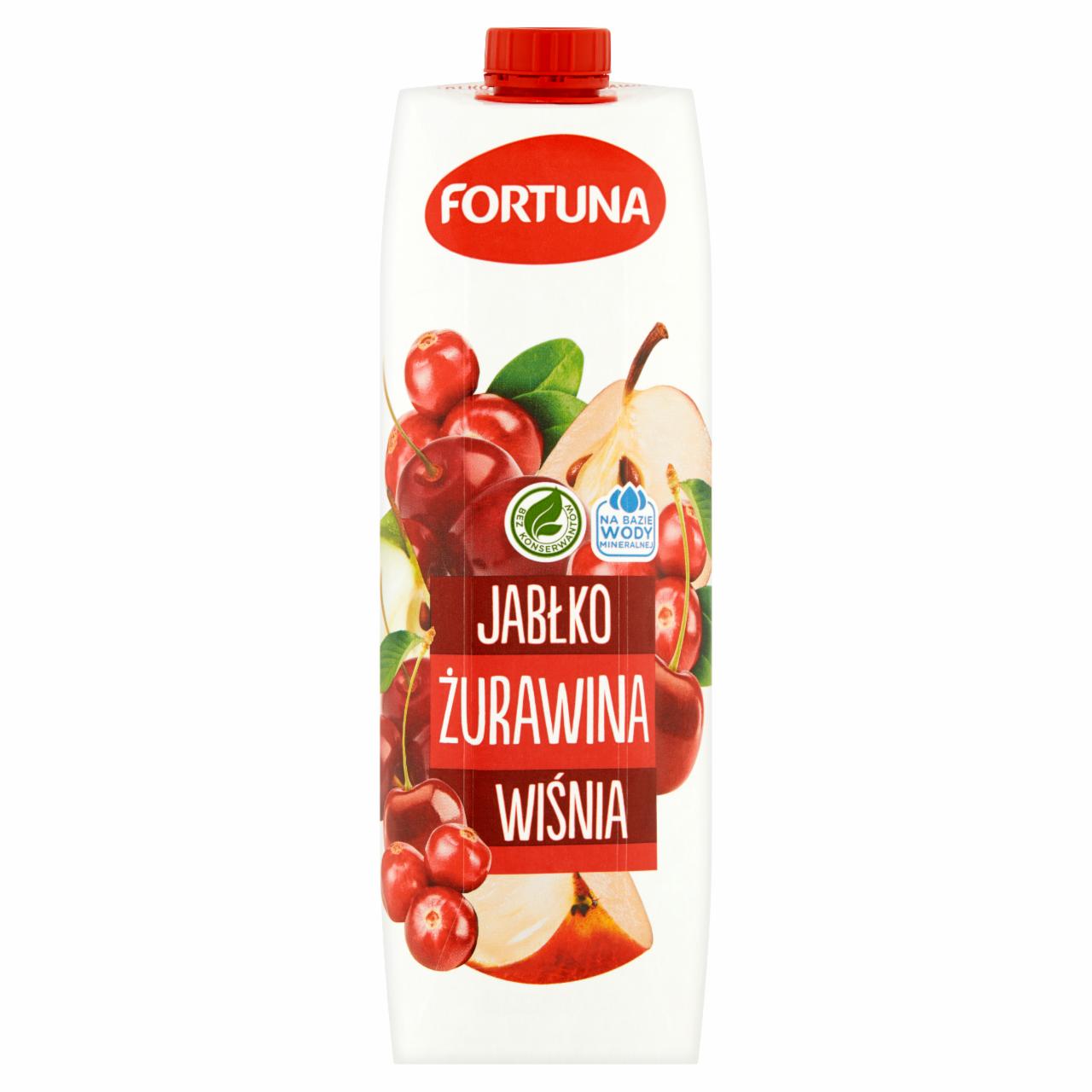 Zdjęcia - Fortuna Napój jabłko żurawina wiśnia 1 l